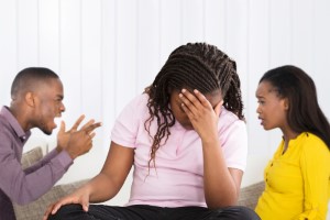 Don’t show them how crazy you feel and sharing custody with the emotional abuser